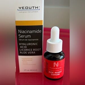 Age-reset serum and Niacinamide serum